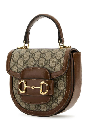 GG Supreme ткань мини Horsebit 1955 сумка GUCCI (78138792TCG) GG Supreme ткань мини Horsebit 1955 сумка GUCCI (78138792TCG)