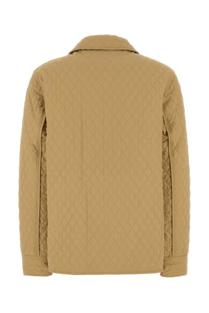 Бежевая нейлоновая двусторонняя куртка с подкладкой BURBERRY (8093888) Бежевая нейлоновая двусторонняя куртка с подкладкой BURBERRY (8093888)