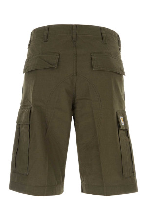Армейские короткие брюки из хлопка CARHARTT WIP (I02824663) Армейские короткие брюки из хлопка CARHARTT WIP (I02824663)