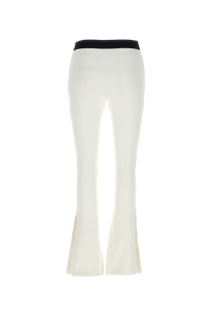 Брюки с ребристыми складками Белые SACAI (2306708151)