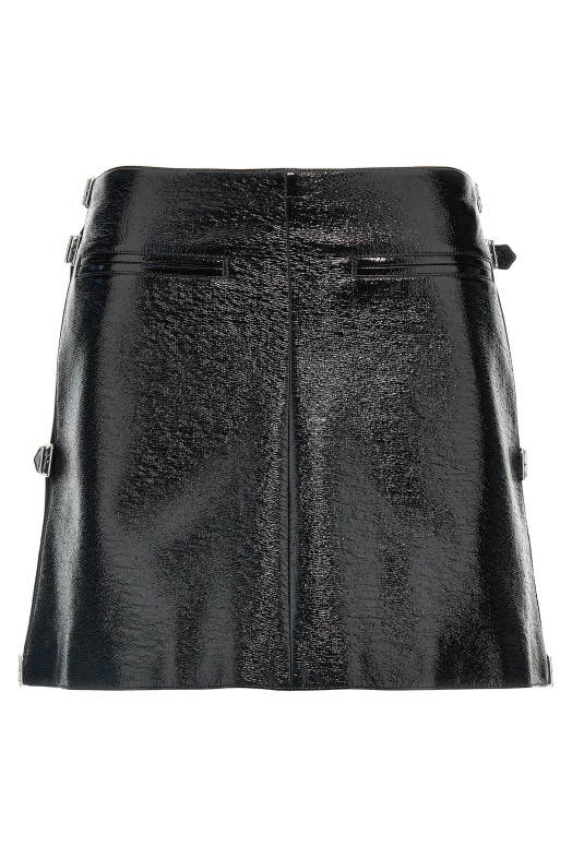 'Mini Multi Sangle Vinyl' skirt Black 'Mini Multi Sangle Vinyl' skirt Black