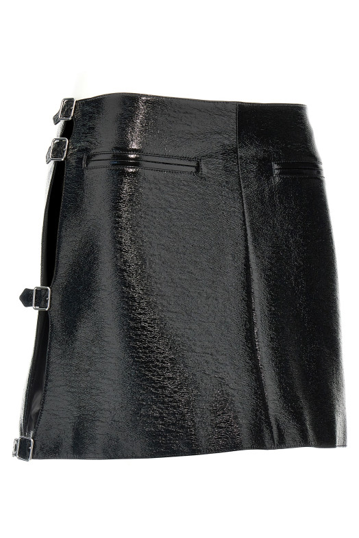 'Mini Multi Sangle Vinyl' skirt Black 'Mini Multi Sangle Vinyl' skirt Black