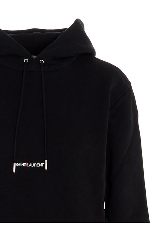 Худі з логотипом Чорний SAINT LAURENT 677256YB2EZ1035 Худі з логотипом Чорний SAINT LAURENT 677256YB2EZ1035