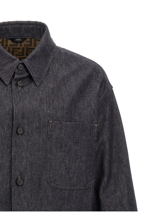 Джинсова куртка Blue FENDI (FW1331ASD0F0RBB) Джинсова куртка Blue FENDI (FW1331ASD0F0RBB)