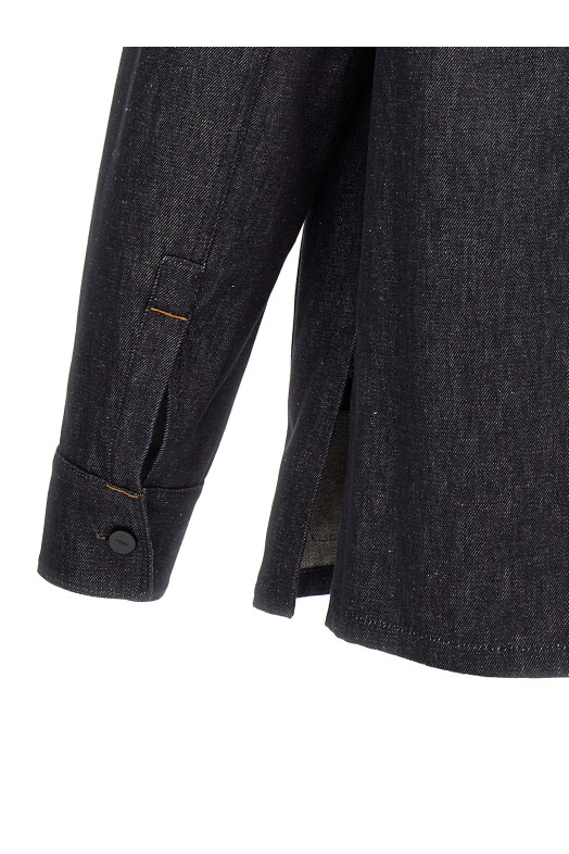 Джинсова куртка Blue FENDI (FW1331ASD0F0RBB) Джинсова куртка Blue FENDI (FW1331ASD0F0RBB)