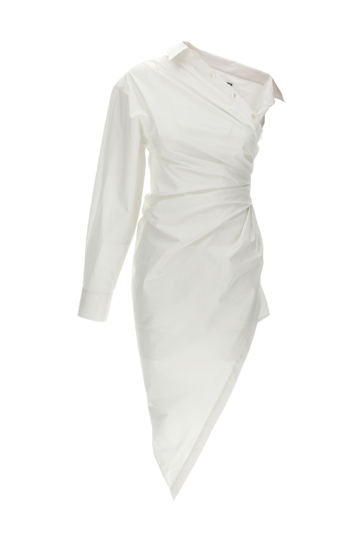 Асиметрична сукня-сорочка Біла ALEXANDER WANG (1WC4246704100) Асиметрична сукня-сорочка Біла ALEXANDER WANG (1WC4246704100)