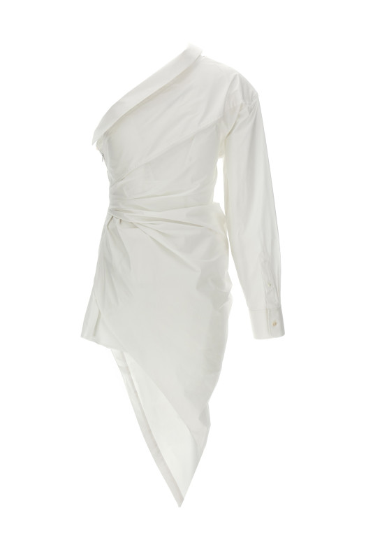 Асиметрична сукня-сорочка Біла ALEXANDER WANG (1WC4246704100) Асиметрична сукня-сорочка Біла ALEXANDER WANG (1WC4246704100)