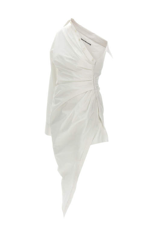 Асиметрична сукня-сорочка Біла ALEXANDER WANG (1WC4246704100) Асиметрична сукня-сорочка Біла ALEXANDER WANG (1WC4246704100)