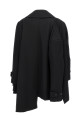Двобортне пальто з 4 рукавами, чорне COMME DES GARÇONS (GNC0011) Двобортне пальто з 4 рукавами, чорне COMME DES GARÇONS (GNC0011)