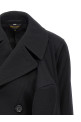 Двобортне пальто з 4 рукавами, чорне COMME DES GARÇONS (GNC0011) Двобортне пальто з 4 рукавами, чорне COMME DES GARÇONS (GNC0011)