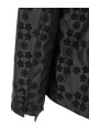 Embroidery single-breasted blazer Black Embroidery single-breasted blazer Black