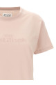 Футболка с вышитым логотипом Розовый MAISON MARGIELA (S51GC0533S20079218)