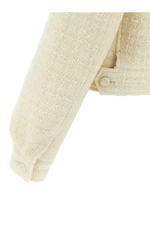 «Військова» коротка куртка Біла (BW30JK15MC150)