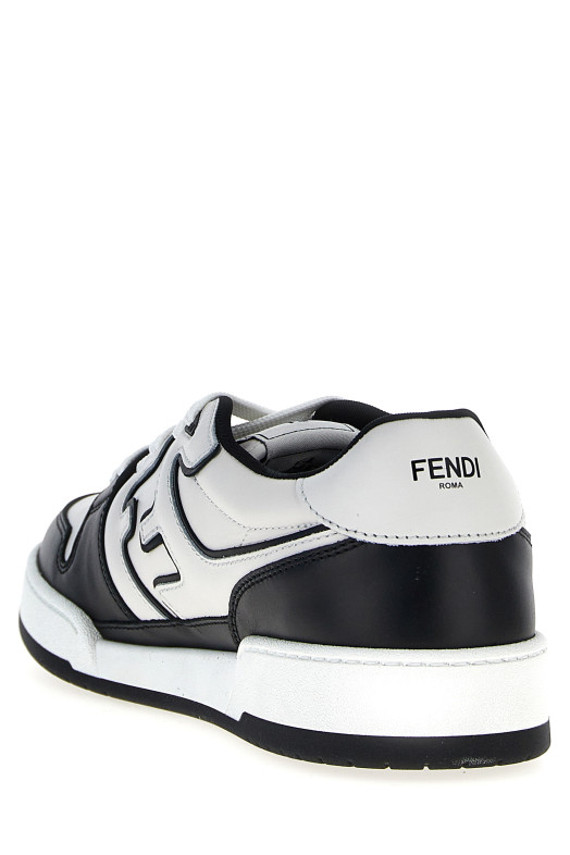 Кроссовки Fendi Match Черно-серые Кроссовки Fendi Match Черно-серые