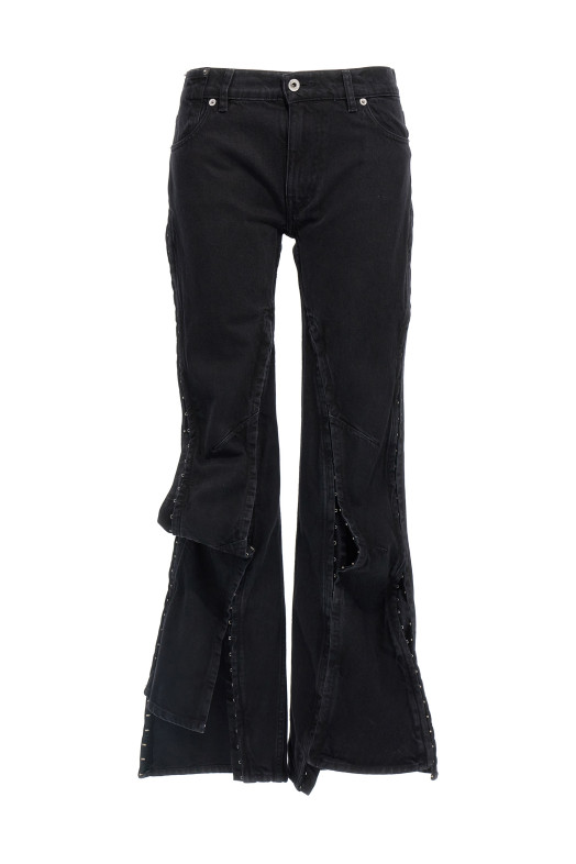 Джинси Y/PROJECT 'Hook and Eye' Чорні 107PA002EVERGREENBLACK Джинси Y/PROJECT 'Hook and Eye' Чорні 107PA002EVERGREENBLACK