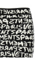'Vetements Paris Monogram Mini' skirt Black-grey 'Vetements Paris Monogram Mini' skirt Black-grey
