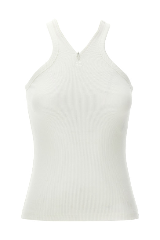 'Criss Cross 90's' tank top White 'Criss Cross 90's' tank top White
