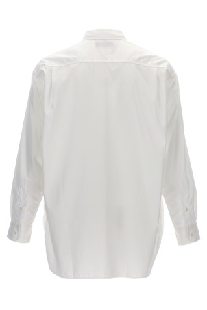 Logo embroidery shirt White Logo embroidery shirt White