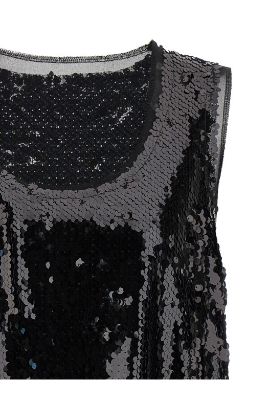 Топ с пайетками Черный COMME DES GARÇONS (GNB0201) Топ с пайетками Черный COMME DES GARÇONS (GNB0201)