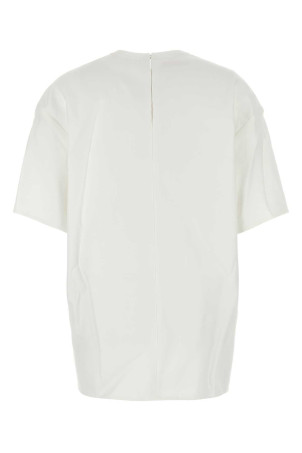 Біла футболка з бавовняної суміші VALENTINO GARAVANI (4B0AE9C075Y)