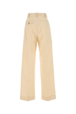 Cream cotton pant MAISON KITSUNE (MW01103WW0102) Cream cotton pant MAISON KITSUNE (MW01103WW0102)