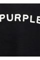 Светр з вишивкою логотипу Чорний PURPLE M7033EWBB424BLACK Светр з вишивкою логотипу Чорний PURPLE M7033EWBB424BLACK
