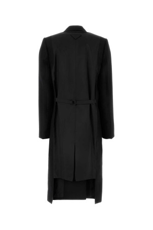 Black wool coat Black PRADA (P601SSOOO15UW) Black wool coat Black PRADA (P601SSOOO15UW)