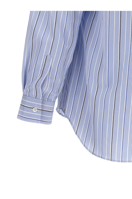 Незакінчена смугаста сорочка СИНЯ COMME DES GARCONS SHIRT (FNB029W241) Незакінчена смугаста сорочка СИНЯ COMME DES GARCONS SHIRT (FNB029W241)