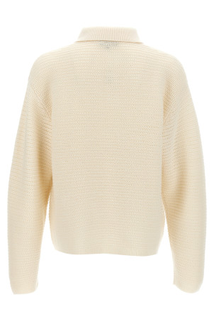 Светр з вишитим логотипом Білий PURPLE (M7033EWWW424OFFWHITE) Светр з вишитим логотипом Білий PURPLE (M7033EWWW424OFFWHITE)