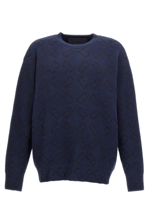 Logo embroidery sweater Blue Logo embroidery sweater Blue