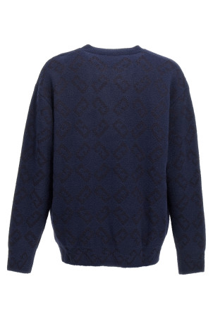 Logo embroidery sweater Blue Logo embroidery sweater Blue