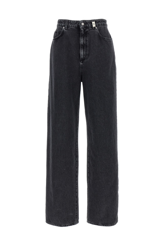 Джинси з широкими штанинами Чорні (802098QMACX1307) Джинси з широкими штанинами Чорні (802098QMACX1307)