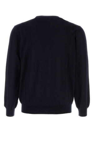 Светло-синий кардиган из эластичной шерсти FENDI (FZC491AR88)