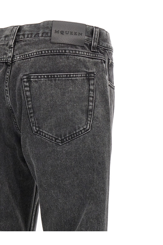 Metal plate jeans Black Metal plate jeans Black