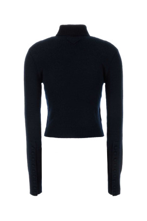 Midnight blue cashmere sweater Blue PRADA (P26536SOOO15O5) Midnight blue cashmere sweater Blue PRADA (P26536SOOO15O5)