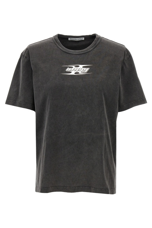 Футболка з логотипом, сіра T BY ALEXANDER WANG (4CC4241515208A)