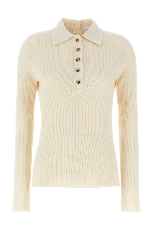 'Multi-Buttons' sweater White 'Multi-Buttons' sweater White