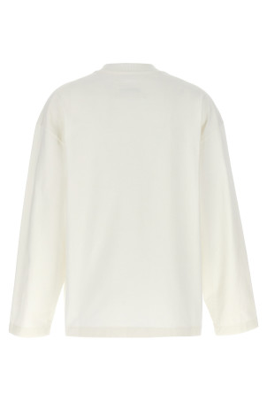 Футболка с принтом логотипа Белый JIL SANDER J03GC0136J20243102 Футболка с принтом логотипа Белый JIL SANDER J03GC0136J20243102