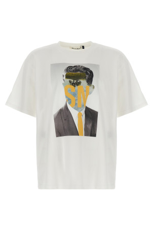 Printed T-shirt White Printed T-shirt White