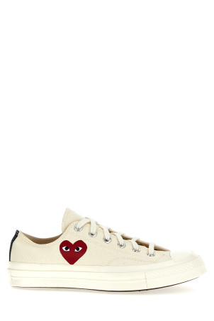 Кроссовки Comme des Garçons Play x Converse White (AZK1282) Кроссовки Comme des Garçons Play x Converse White (AZK1282)