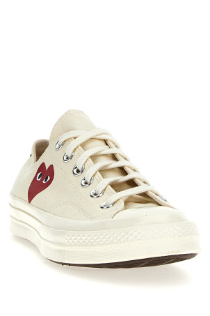 Кроссовки Comme des Garçons Play x Converse White (AZK1282) Кроссовки Comme des Garçons Play x Converse White (AZK1282)