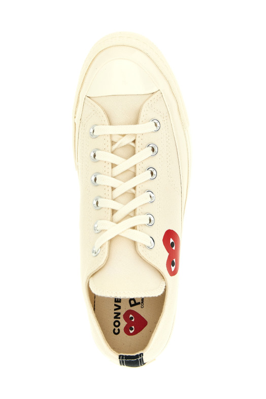 Кросівки Comme des Garçons Play x Converse White (AZK1282)