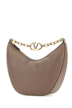 Antiqued pink leather medium Hobo VLogo Moon shoulder bag VALENTINO GARAVANI (4W0B0N59JDK) Antiqued pink leather medium Hobo VLogo Moon shoulder bag VALENTINO GARAVANI (4W0B0N59JDK)