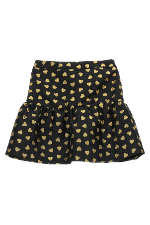 Спідниця з воланами у формі серця, різнокольорова MOSCHINO KID TEEN (HDJ03BLZE07BLACKGOLD) Спідниця з воланами у формі серця, різнокольорова MOSCHINO KID TEEN (HDJ03BLZE07BLACKGOLD)