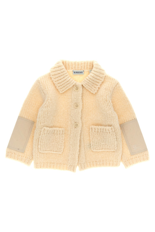 Knitted coat White Knitted coat White