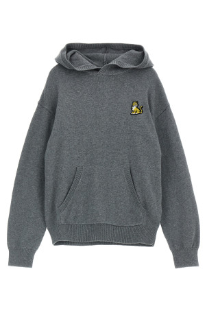 Світшот з капюшоном і вишитим логотипом Сірий KENZO JUNIOR (K60771GREYMARL) Світшот з капюшоном і вишитим логотипом Сірий KENZO JUNIOR (K60771GREYMARL)