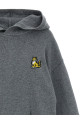 Logo embroidery hooded sweater Gray Logo embroidery hooded sweater Gray