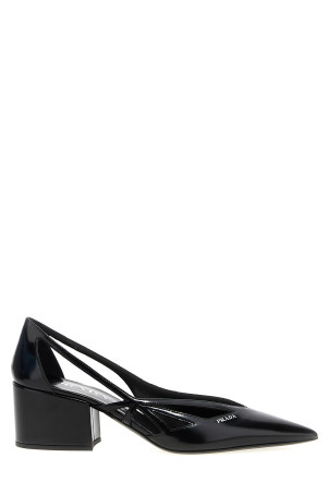 Вирізані туфлі-човники Чорний PRADA (1I741NFDB55055F0002) Вирізані туфлі-човники Чорний PRADA (1I741NFDB55055F0002)