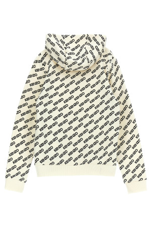 Толстовка з логотипом Чорно-сіра KENZO JUNIOR (K60728IVORY) Толстовка з логотипом Чорно-сіра KENZO JUNIOR (K60728IVORY)