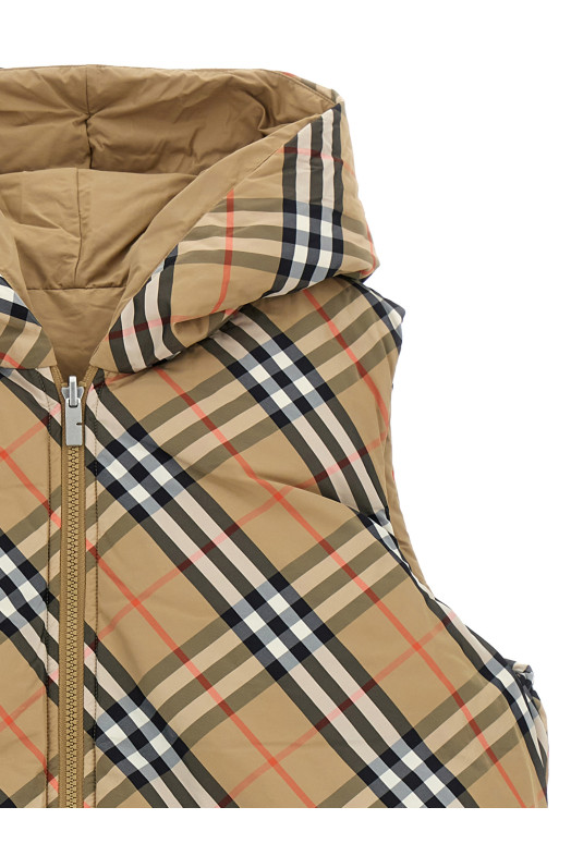 Реверсивный жилет Бежевый BURBERRY (8092537SANDIPCHECK) Реверсивный жилет Бежевый BURBERRY (8092537SANDIPCHECK)